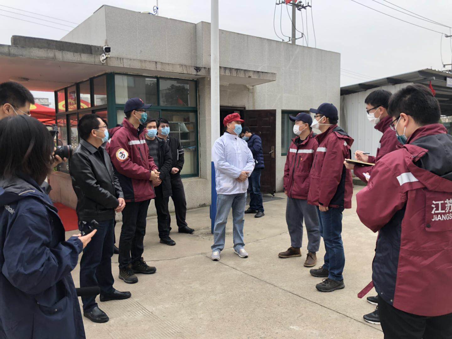 江蘇疾控中心到晨信公司調(diào)研指導復(fù)工復(fù)產(chǎn)工作